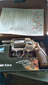 REVOLVER S&W 733 MIMIS WINGUN SILVER